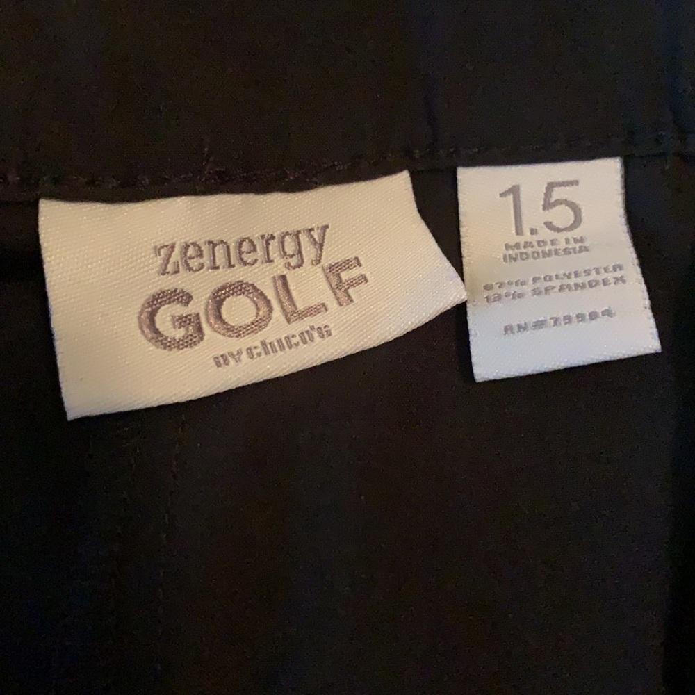 Chico’s Zenergy black golf pants, Chico’s size 1.5 (medium/10)